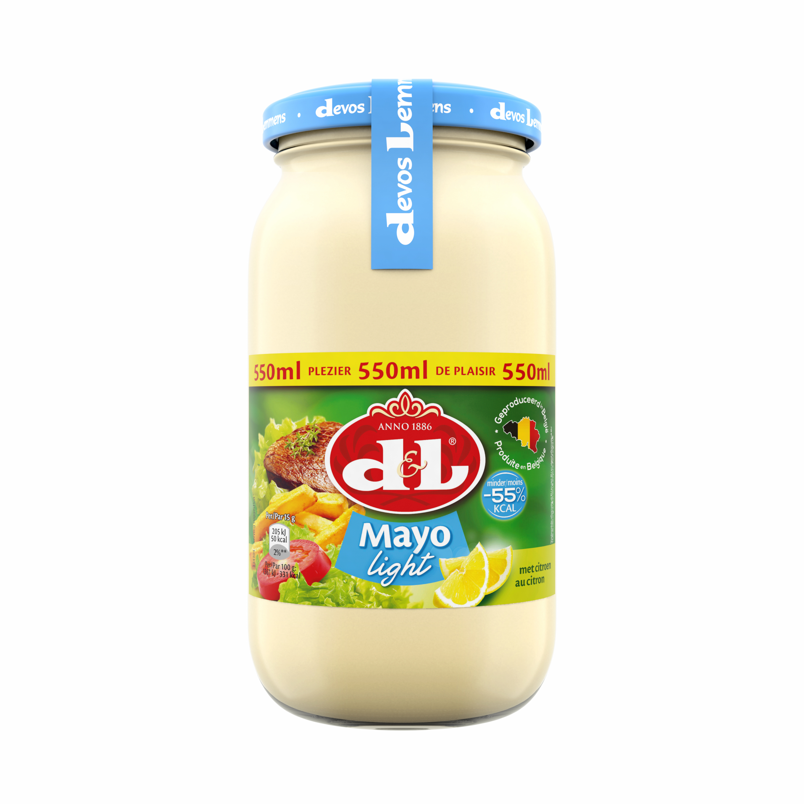 Mayo light lemon -55% kcal